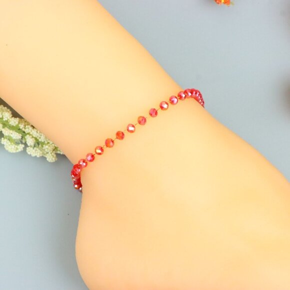 "Handmade Anklet – A Stylish Choice for Women, Thoughtful Gift Idea, EVCH1184 - Picture 2 of 8